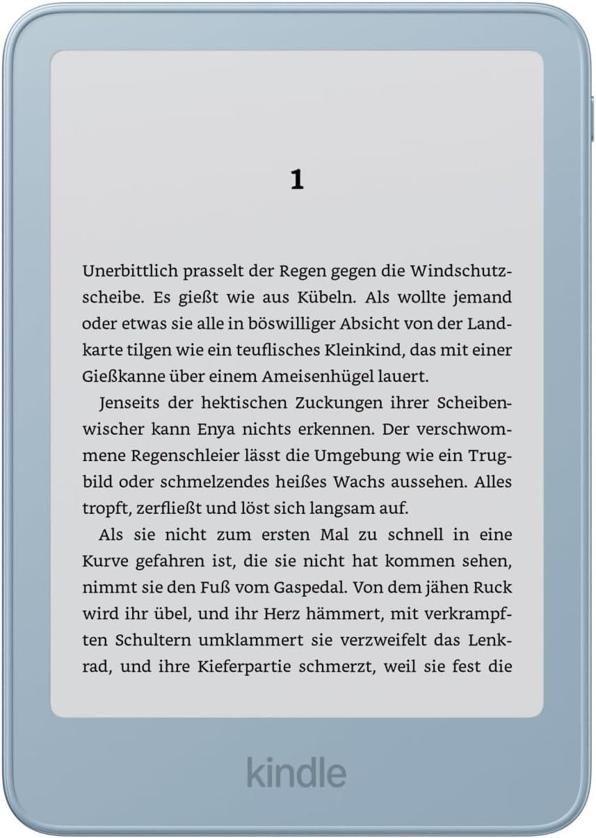 Amazon Kindle (2026 release) - Alpine Sky Aluminium, 32GB, 6"- E-Ink-Display, ohne Werbung