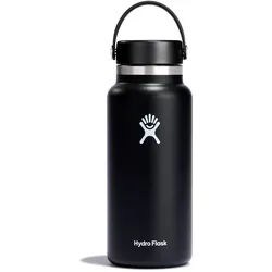 Hydro Flask Wide Flex Cap Trinkflasche isolierte Wasserflasche 946ml black