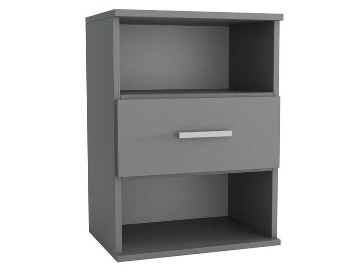 NACHTTISCH NOCTA 48/65,5/35 cm Graphitfarben