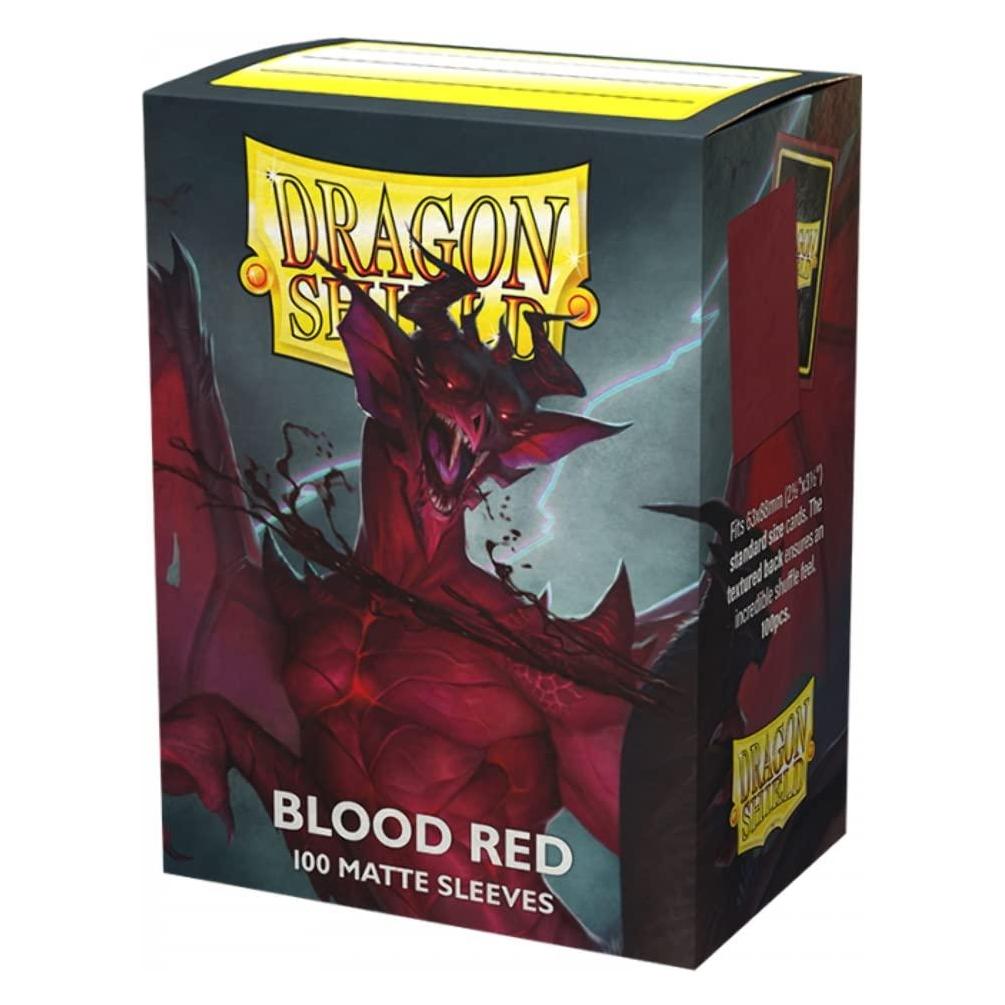 Arcane Tinman Standard Sleeves - Matte Blood Red 'Simurag' (100 Units) (ART11050)