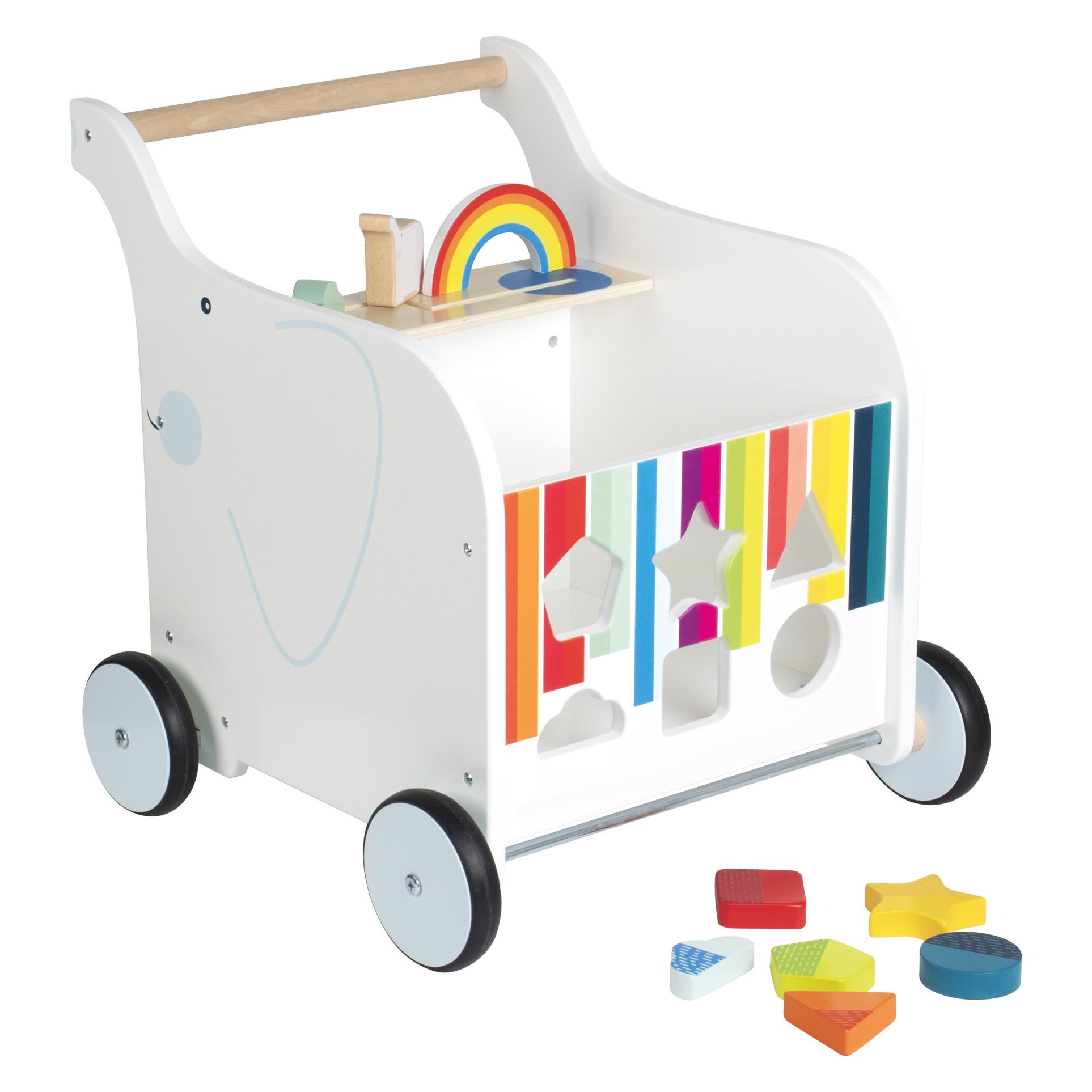 small foot Lauflernwagen Spielzeugbox Elefant (12535)