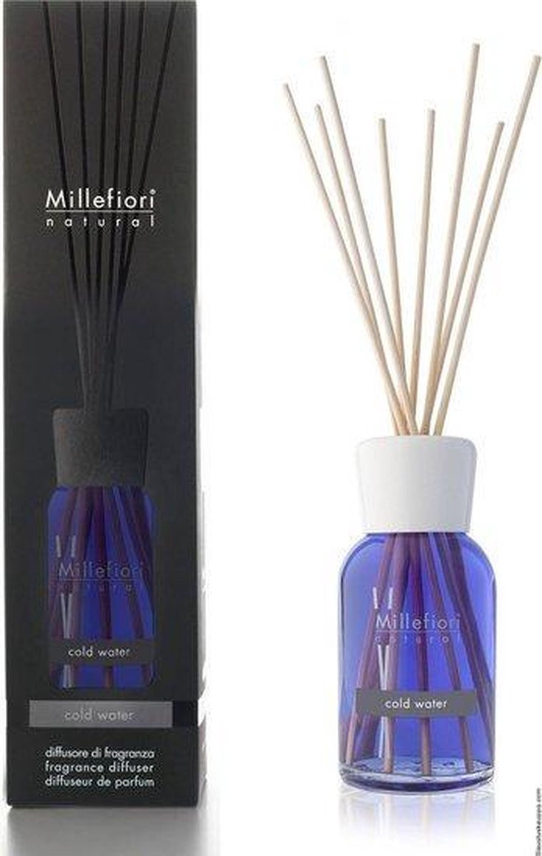 Millefiori Milano Geurstokjes Cold Water 500 ml