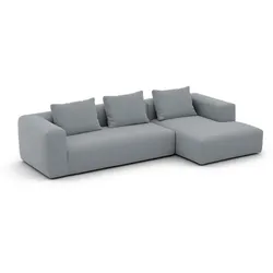 Nordic Collection Ecksofa Kornum Stoff Ash Grey