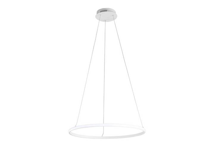 Luce Ambiente Design Hängelampe Axis, weiß / opal, für Wohn- / Esszimmer, Metall, Modern