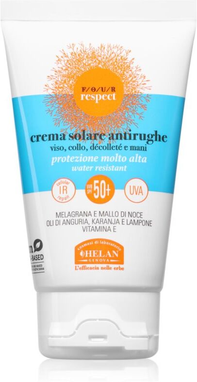 Helan VOGLIA DI SOLE FOUR RESPECT Sun Cream SPF50+ crème anti-rides solaire SPF 50+ 50 ml