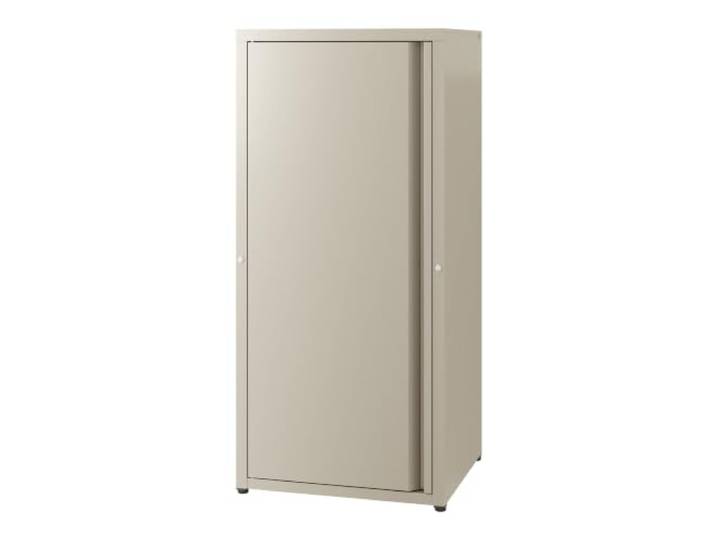 Helloshop26 Regalschrank, Aufbewahrungsschrank, Metall, Stahl, 88 x 40 x 35 cm, Camel 03_0008903