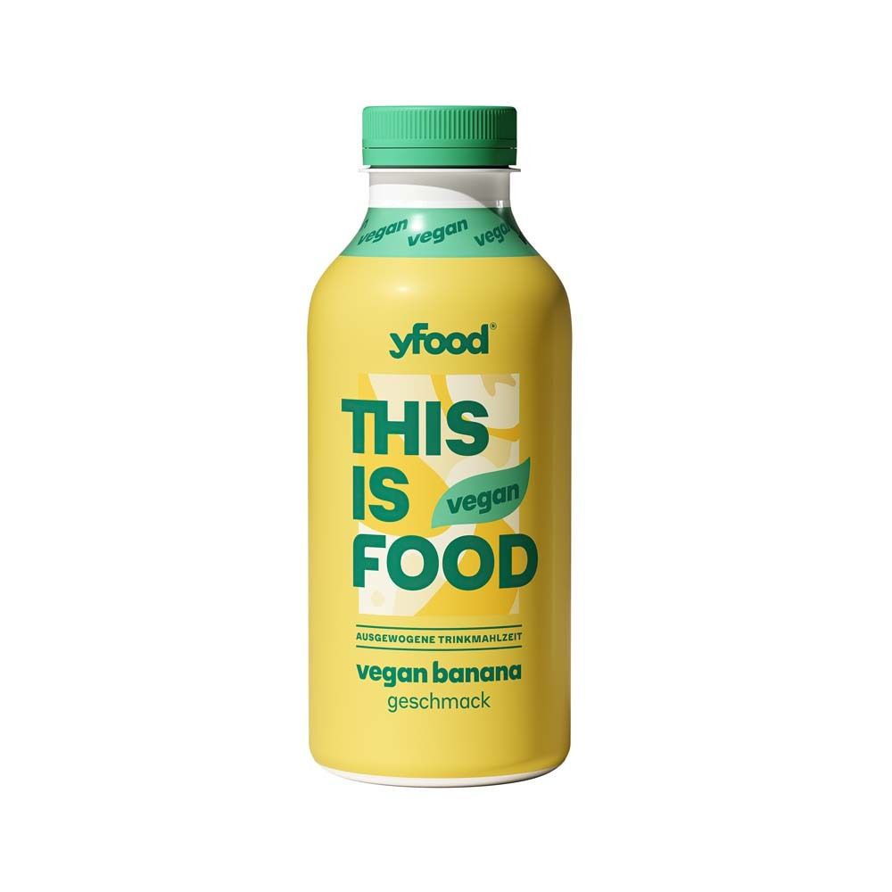yfood Drink Vegan Banana 500 ml Trinklösung