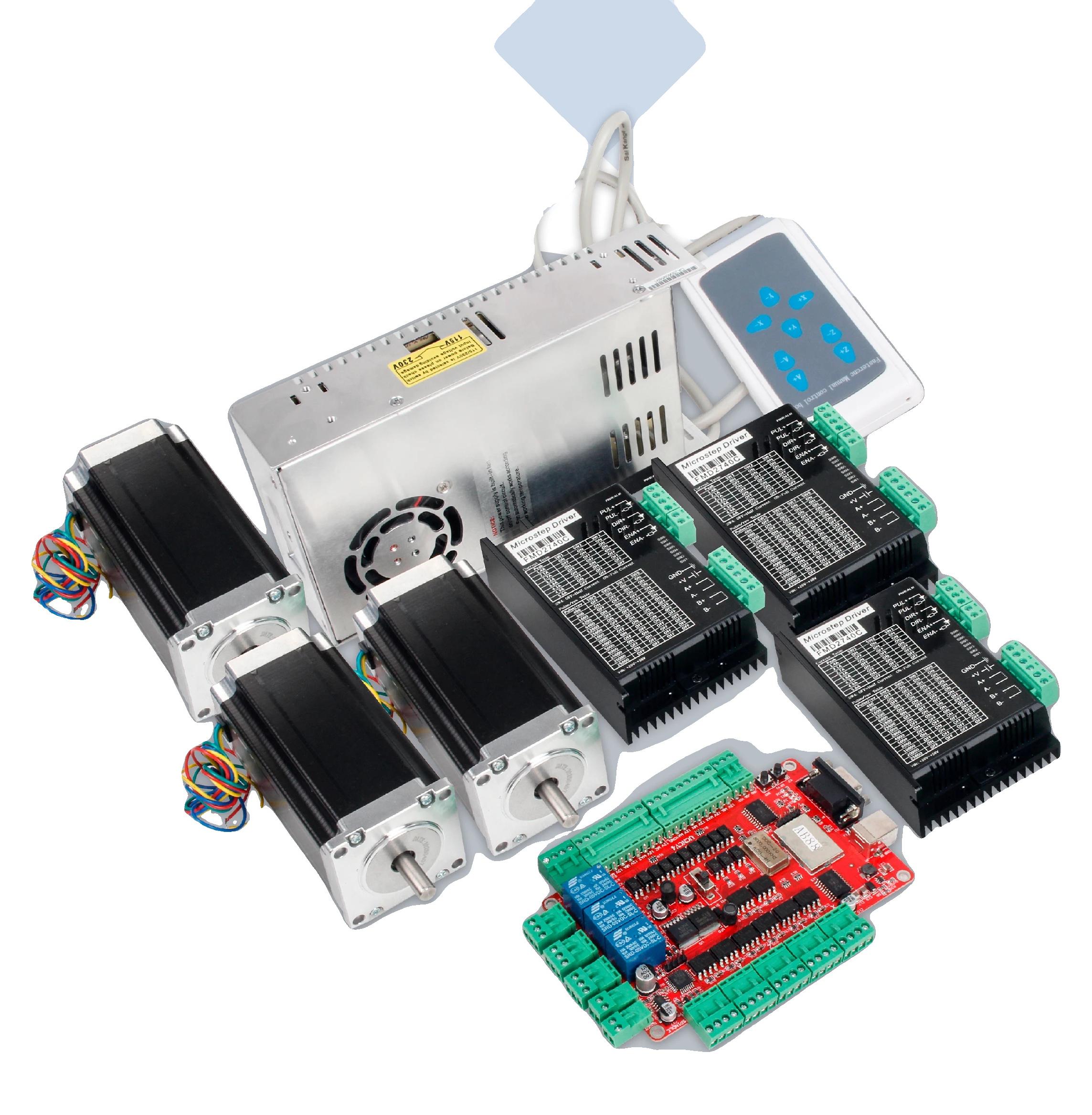 CNC-Controller-Kit, Nema23-Schrittmotoren, FMD2740C-Motortreiber, 3-Achsen-Kit