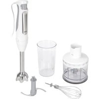 MultiQuick 7 Stabmixer MQ 7035I weiß/edelstahl, 1.000 Watt, mit Zerkleinerer und Schneebesen