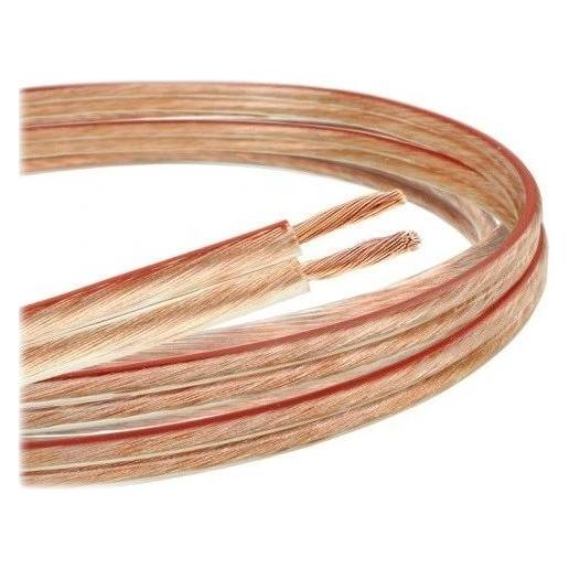 Libox Kabel głośnikowy 2x1 50mm LB0008-10 Audio-Kabel 10 m Transparent (10 m, 1.50 mm²) (LB0008-10)