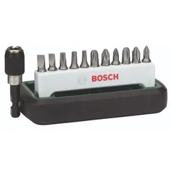 Bosch Schrauberbit-Set Standard, gemischt (S, PH, PZ, T), 12-tlg. - 2608255994