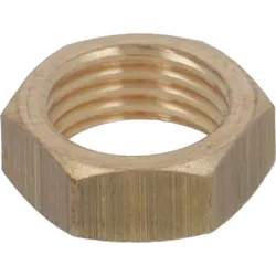 MC009 Mutter Messing M10X1 Schlüssel 12 mm, 4,5 mm f. Heizkörper