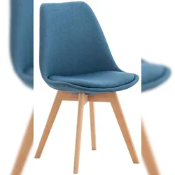 CLP Esszimmerstuhl Linares blau/Stoff