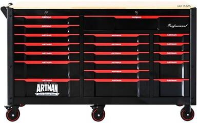DEVERA 7+12 Drawer Heavy-Duty Mobile Tool Cart(Tools Not Included)