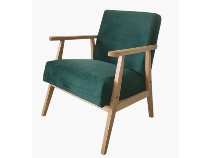 Sepro Meble Sessel Grün Retro, 59x76x67 cm, Wohnzimmer, Sessel, Polstersessel