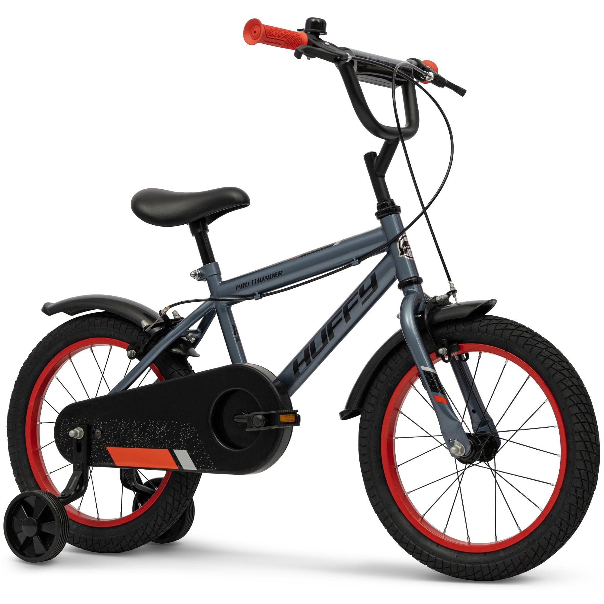 Kinderfahrrad 16 Zoll, grau, BMX-Stil, 5-7 Jahre