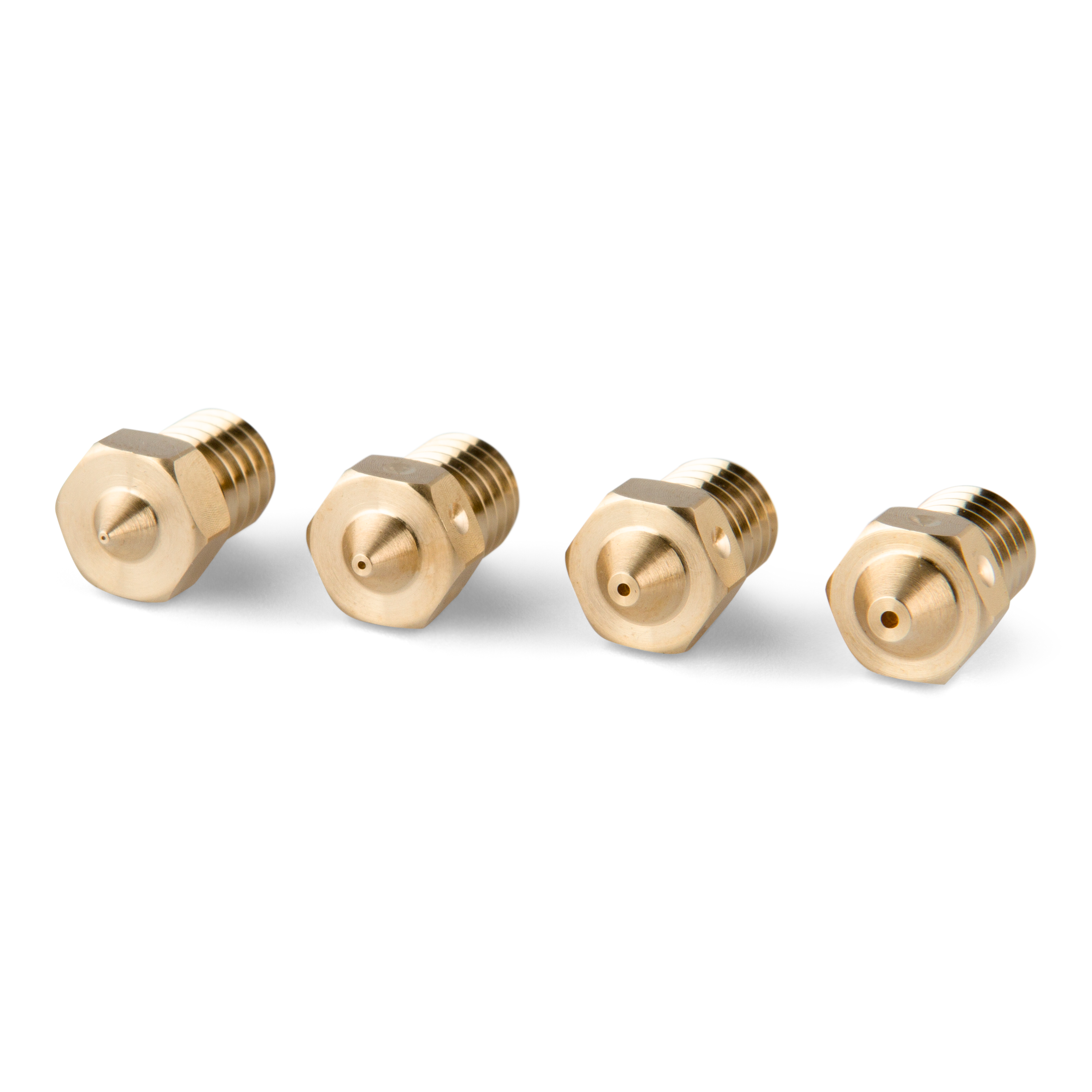 PrimaCreator P120 unterschiedliche Größen Messing Nozzle x 4 PC-NMP-2468B-P120
