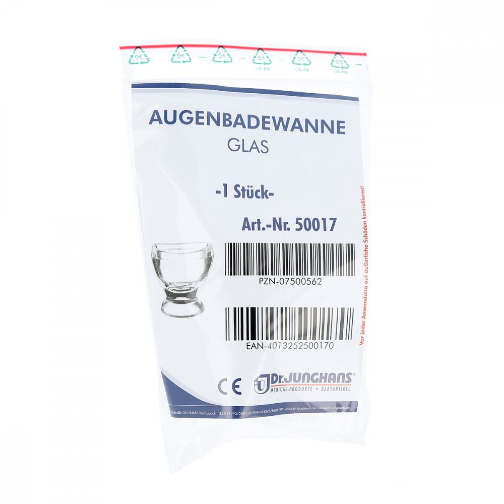 Dr. Junghans Medical GmbH Augenbadewanne aus Glas 07500562