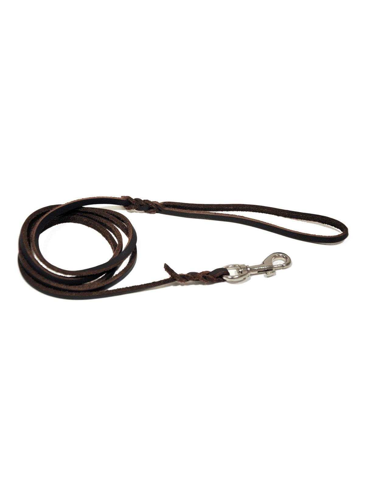 Dogman Leather Leash Lina Brown L 18mm x 180cm