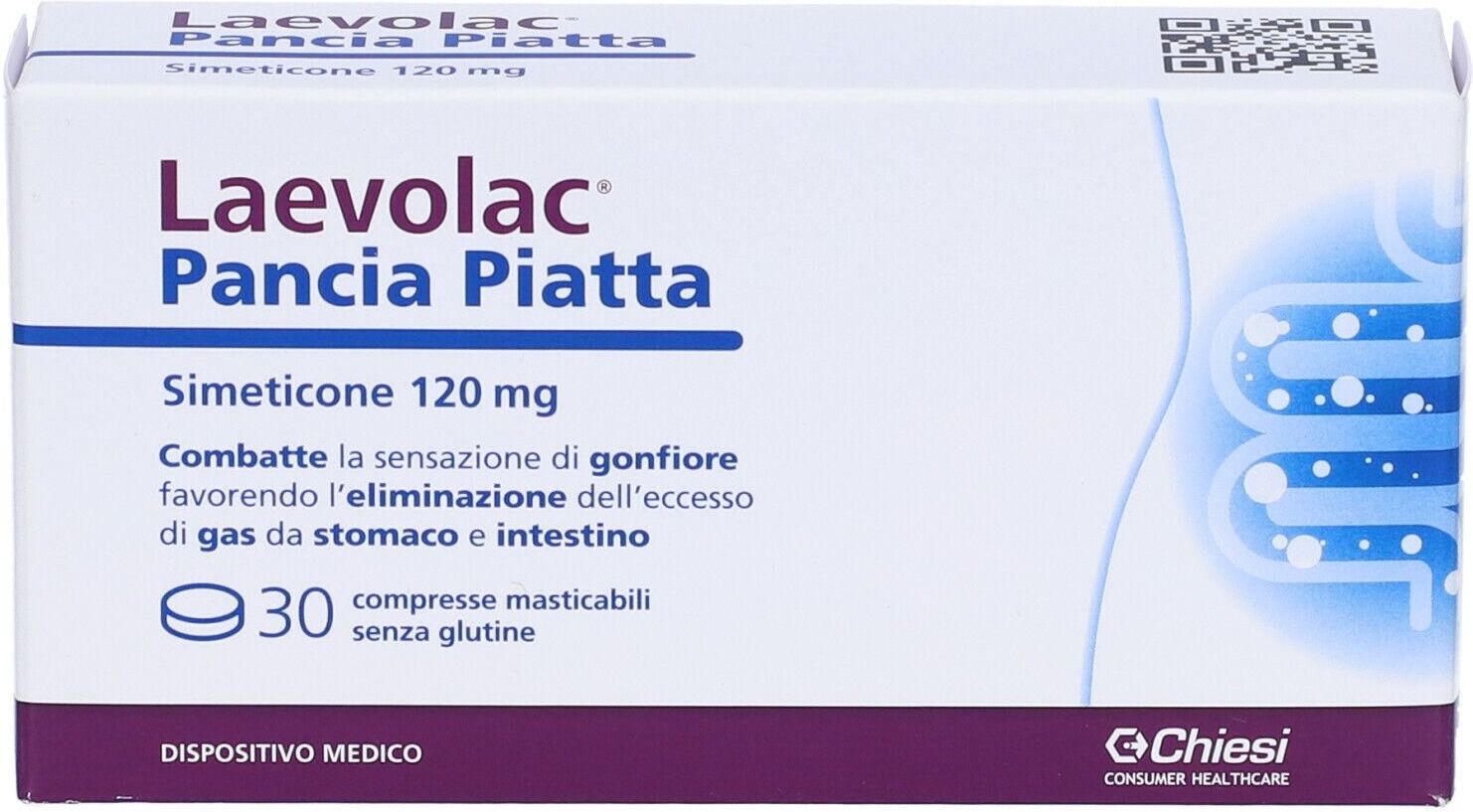 CHIESI ITALIA SpA Laevolac Pancia Piatta, 30 Compresse