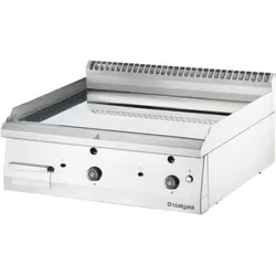 Stalgast Gas-Griddleplatte, Verchromt Als Tischgerät, Serie 700 Nd - Glatt 800X700X250 Mm (Bxtxh)