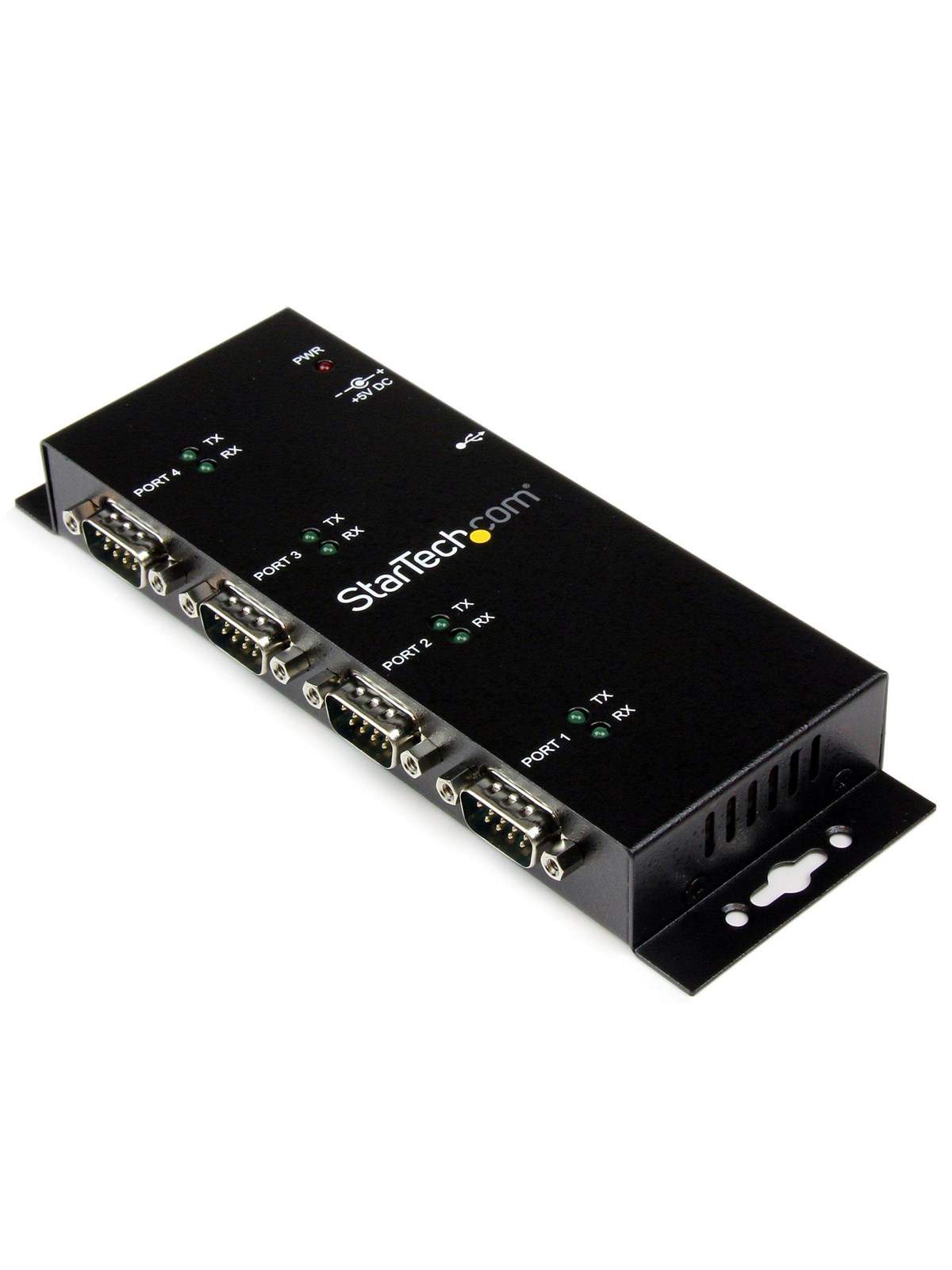 StarTech.com 4 Port USB zu RS232 Serial DB9 Adapter Hub