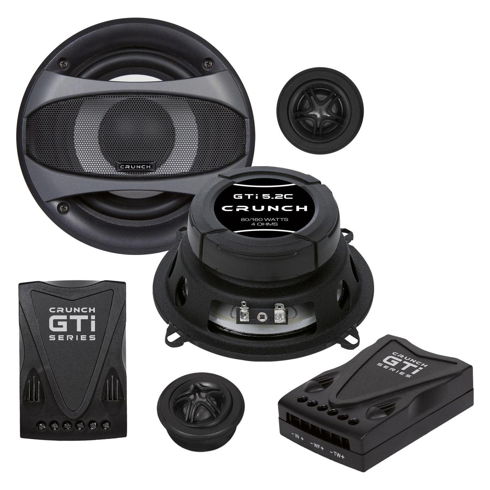 Crunch GTI 2Wege Kompo cm Einbaulautsprecher (160 W, 13 cm) (GTI-5.2c)