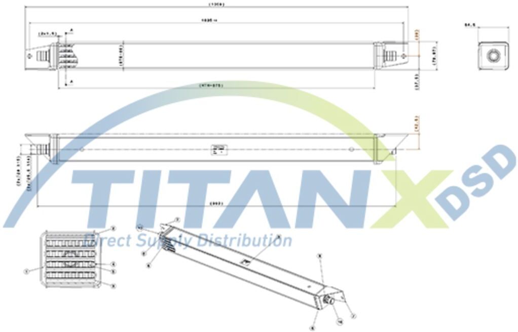 Titanx Radiatore olio, olio motore OX609003