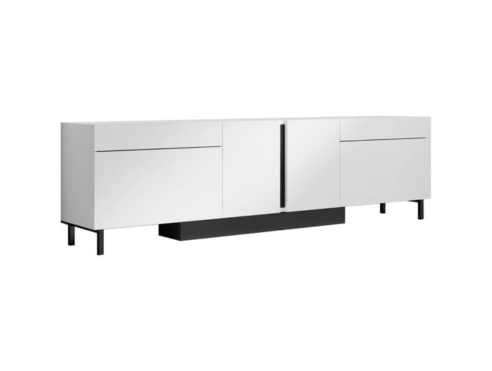 TV-Möbel Georis Weiss Holzwerkstoff B 180 cm