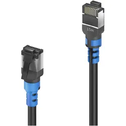 Purelink PureLink FlexInstall Patchkabel Cat 6A, S/FTP, 15 m, Schwarz 1 (S/FTP, CAT6a, 15 m), Netzwerkkabel