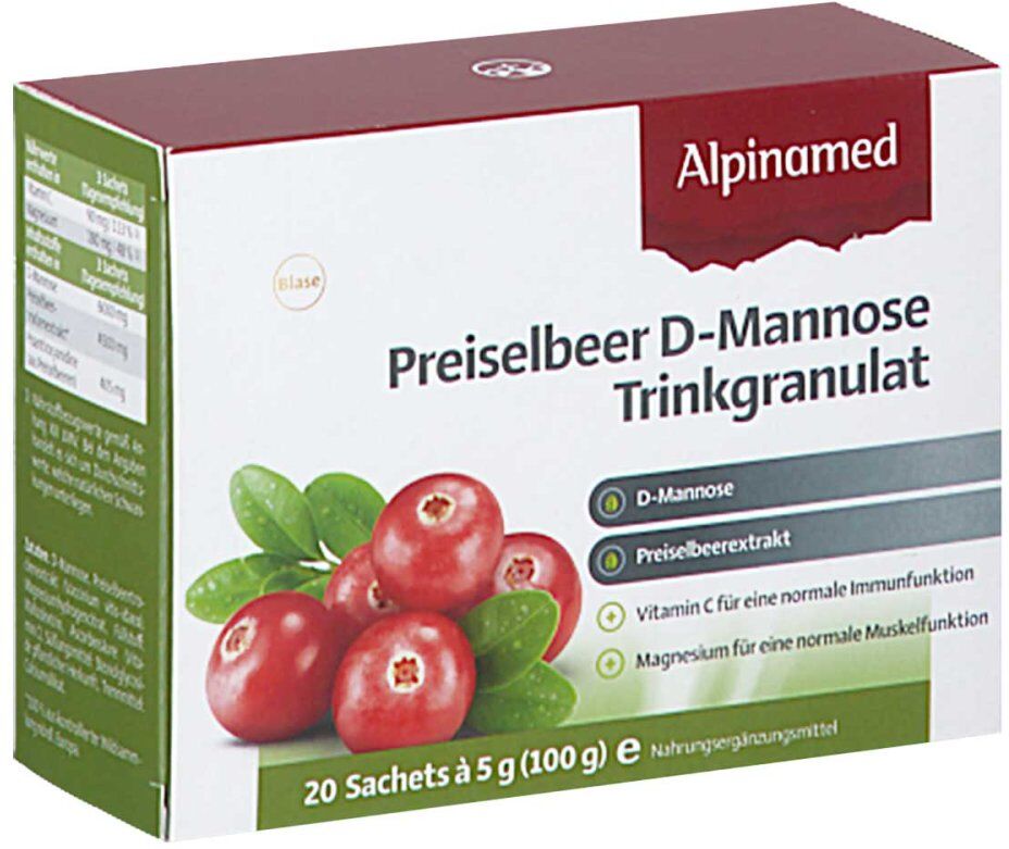 Alpinamed Preiselbeer D Mannose Trinkgranulat 20stk