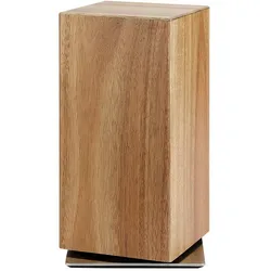 XinZuo - Drehbarer magnetischer Messerblock aus Akazienholz - Abmessungen: 27x15x15 cm - Gewicht 3900 Gramm