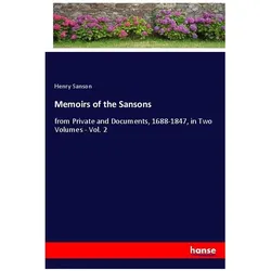 Memoirs of the Sansons, Belletristik von Henry Sanson