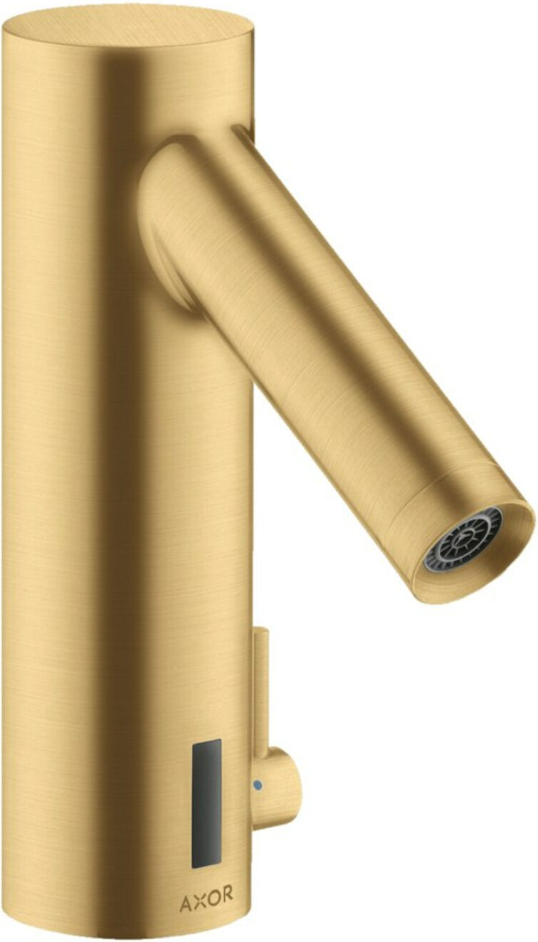 Hansgrohe Elektronischer Waschtischmischer Axor Starck m Temp.-Reg., Netz 230 V, brush. gol opt (10140250)