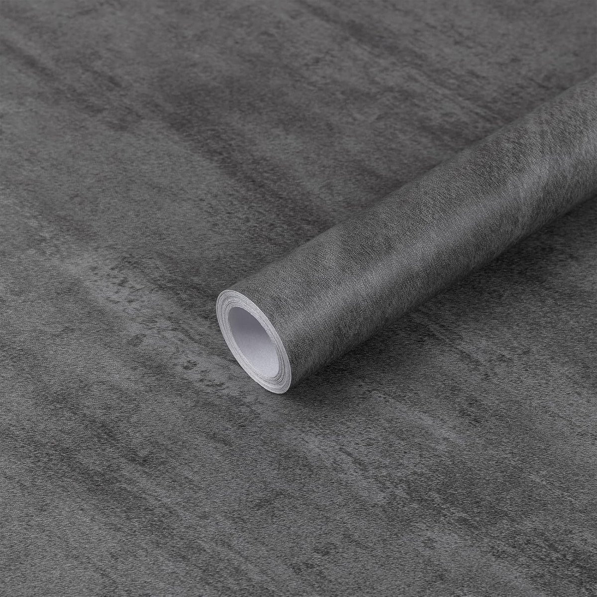 Zelfklevende PVC Folie voor Meubels en Oppervlakken - Waterdicht en Duurzaam Decoratief Vinyl in Donkergrijs