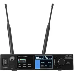 Omnitronic UHF-601 1-Kanal Funkmikrofon-System 823-832/863-865 MHz, Mikrofon