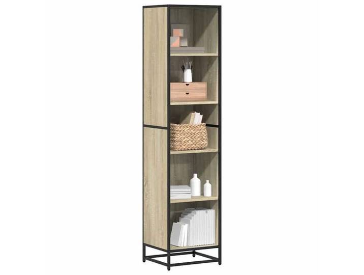Bibliothèque chêne sonoma 40x35x170 5 cm bois d'ingénierie bibliothèque séparateur de pièce séparateur armoire de 849140
