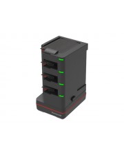 HONEYWELL Batterieladegerät mit Universalschalen Ausgangsanschlüsse: 4 für Honeywell CT45 (CT4X-QBC-1BAY-0)