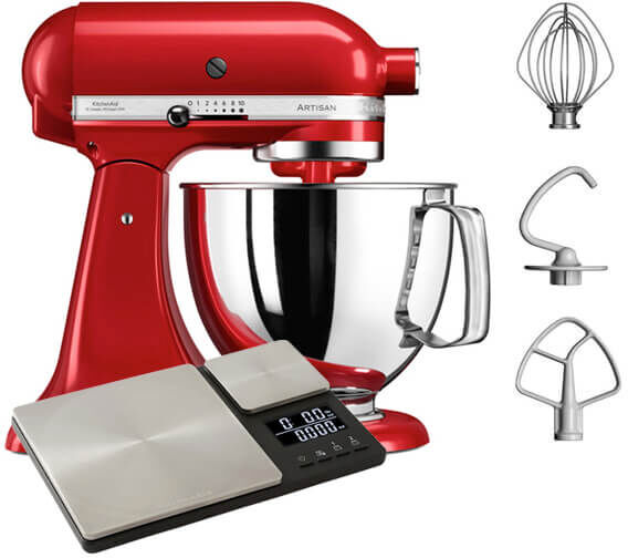 KitchenAid Artisan Mixer 125 Empire Red  With FREE Gifts