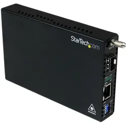 StarTech Gigabit Ethernet LWL / Glasfaser Medienkonverter mit SFP - 1000 Mbit/s Multimode Gigabit Etherne..., Data Converter