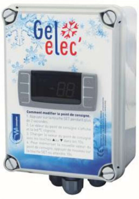 WA CONCEPTION Coffret Hors-Gel Gelélec – Protection antigel automatique pour piscine