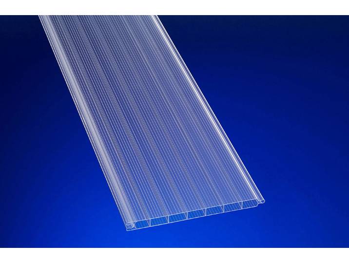 Doppelstegplatte Klar 200 × 20 × 0.2 cm