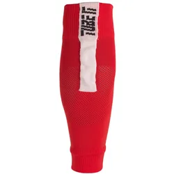 uhlsport TUBE IT Fußball Sleeve-Stutzen rot/weiss 28-32
