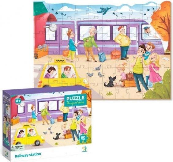 Toyz Group LLC Treinstation Puzzel met 60 elementen
