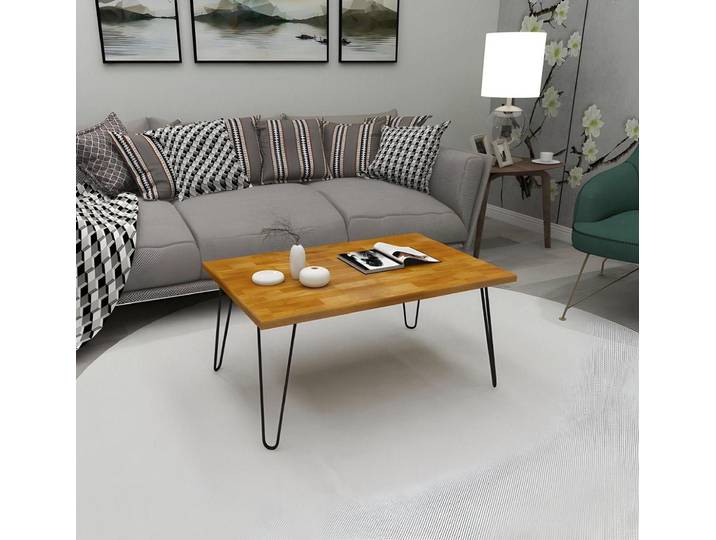 Xlmoebel Couchtisch Eleganter Holz Couchtisch in Braun für stilvolles Wohnen (1-St., Couchtisch), Hergestellt in Europa