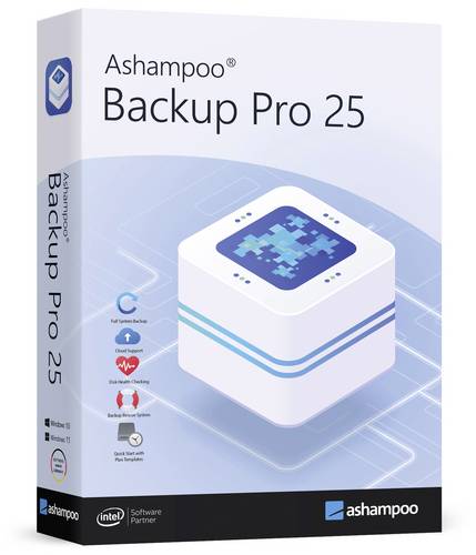 Ashampoo Backup Pro 25 Vollversion, 1 Lizenz Windows Backup-Software