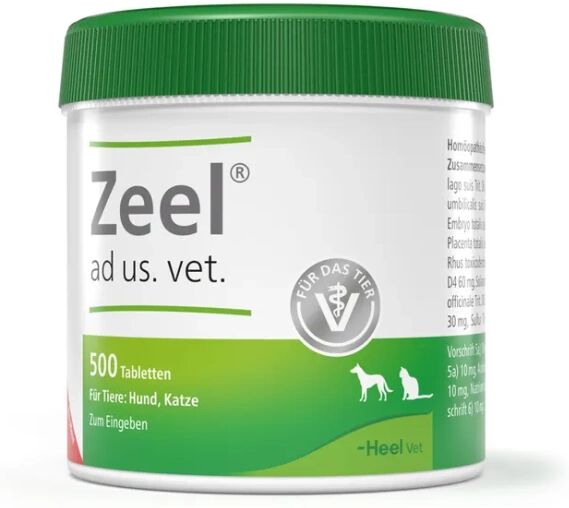 Alle Marken und mehr Heel Zeel ad us. Tierarzt-Tabletten (500 Stück)