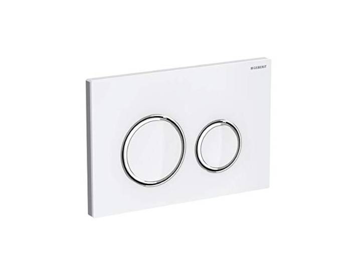 Geberit Sigma 21 knop, chroom/wit, medium