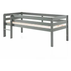 KOJENBETT Karolina 208x83x105 aus Massivholz in Grau