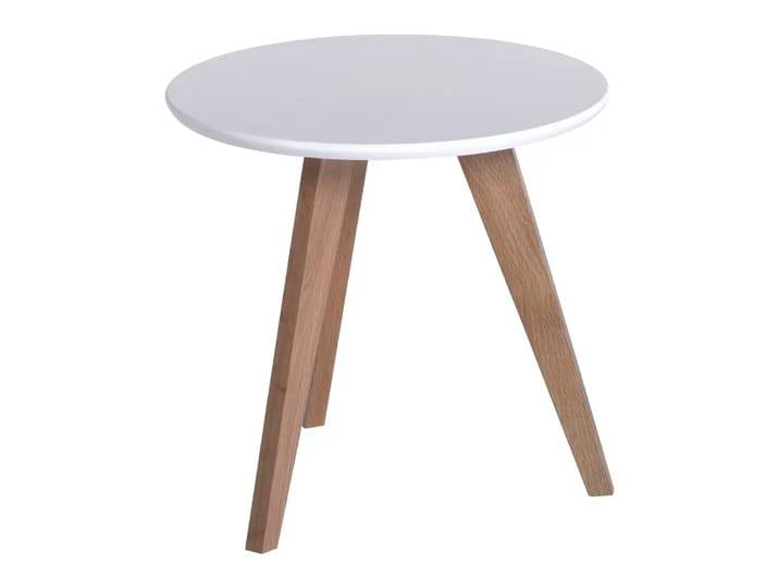 Beistelltisch Rafi, Edy&liv, eichefarbig/weiss, Holzwerkstoff